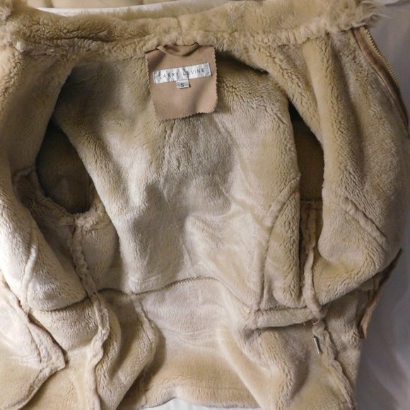 Larry Levine Coat Zipper Front Hooded Coat Size Small - Picture 5 of 8